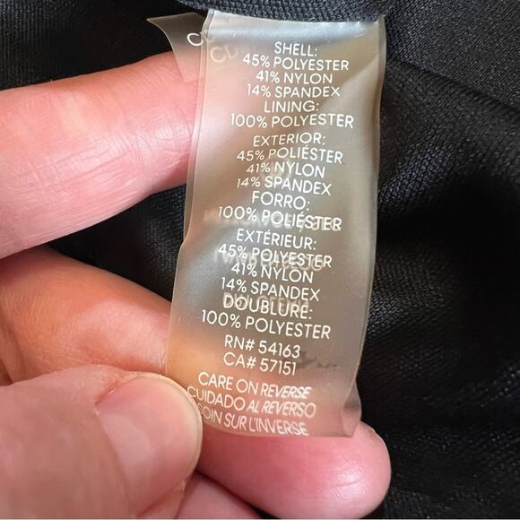 Calvin Klein Velvet Burnout Bodycon Bell Sleeve Dress size 6 - Picture 4 of 12